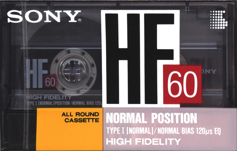 Compact Cassette Sony HF 60 Type I Normal 1989 Japan