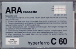 Compact Cassette Ara 60 Type I Normal