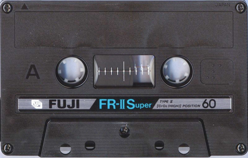 Compact Cassette Fuji FR-II Super 60 Type II Chrome 1985 North America