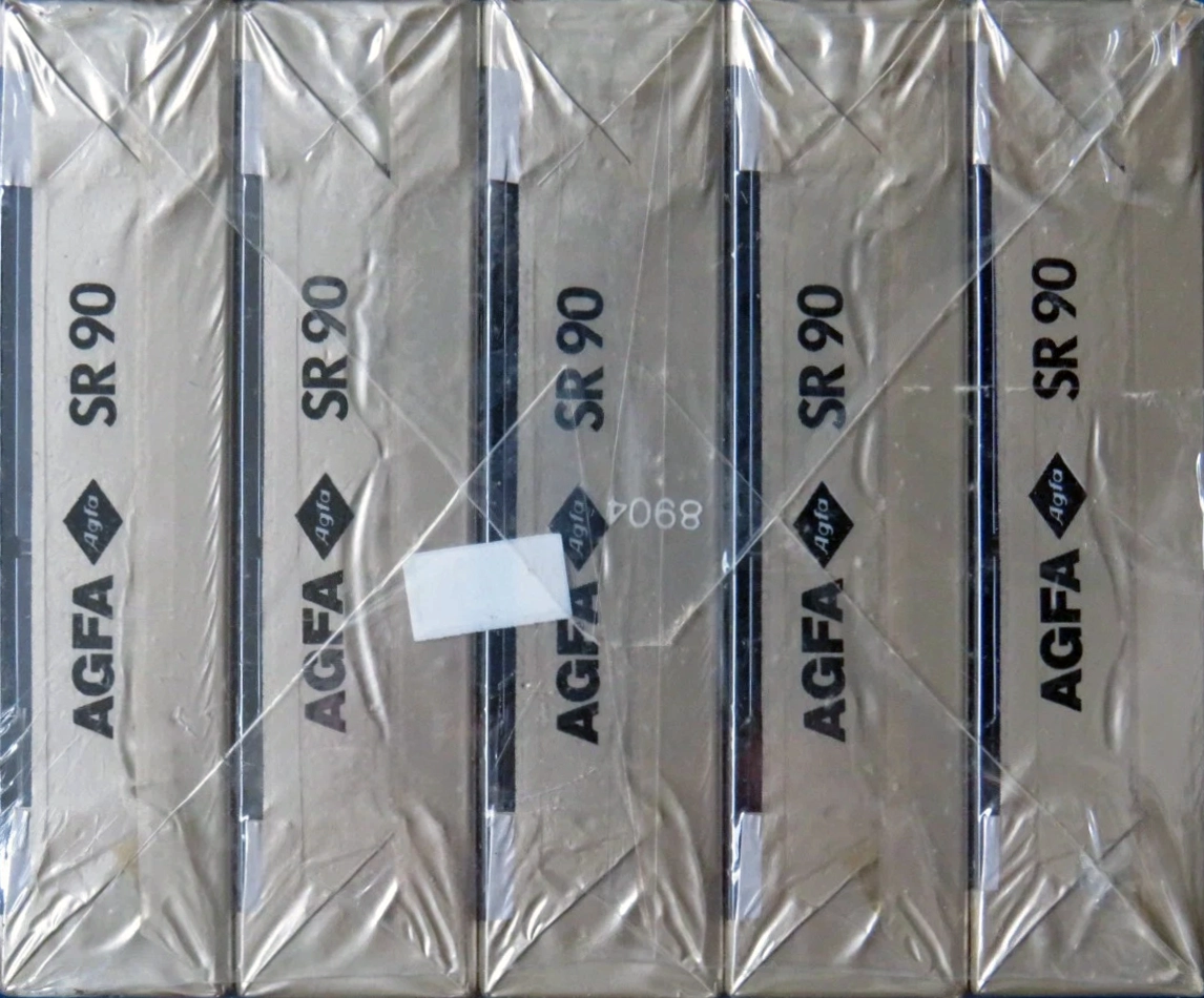 Compact Cassette AGFA SR 90 Type II Chrome 1989 Europe