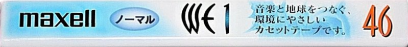 Compact Cassette Maxell WE 46 "WE1-46" Type I Normal 1999 Japan