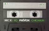 Compact Cassette Revox 90 "Chromium" Type II Chrome 1984 Europe
