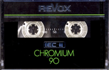 Compact Cassette Revox 90 "Chromium" Type II Chrome 1984 Europe