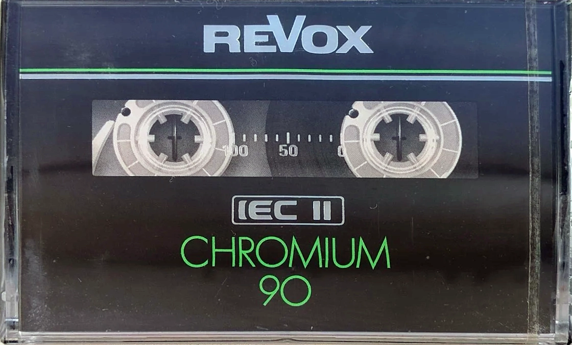Compact Cassette Revox 90 "Chromium" Type II Chrome 1984 Europe