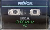 Compact Cassette Revox 90 "Chromium" Type II Chrome 1984 Europe