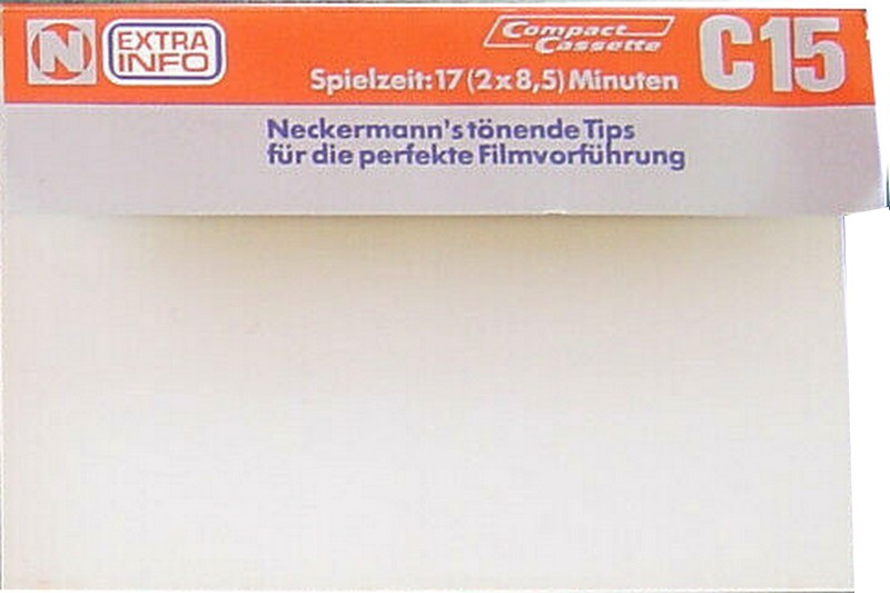 Compact Cassette Neckermann 15 "№ 846/058" Type I Normal Germany
