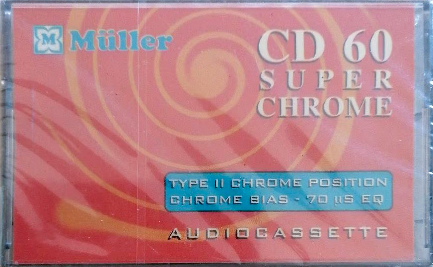 Compact Cassette Miller 60 "CD" Type II Chrome Germany