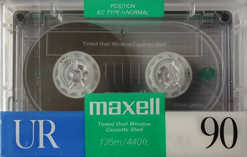 Compact Cassette Maxell UR 90 Type I Normal 1988 Europe