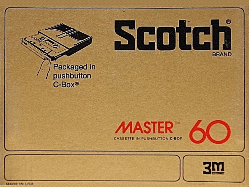Compact Cassette Scotch Master 60 Type I Normal 1977 USA