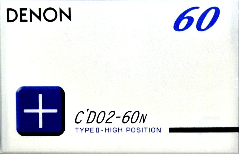 Compact Cassette Denon CDo 2 60 "C-DO 2 60N" Type II Chrome 1997 Japan