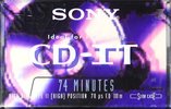 Compact Cassette Sony CD-IT 74 "C-74CDIT2" Type II Chrome 1992 North America