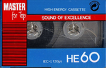 Compact Cassette Master 60 Type I Normal 1978 Germany