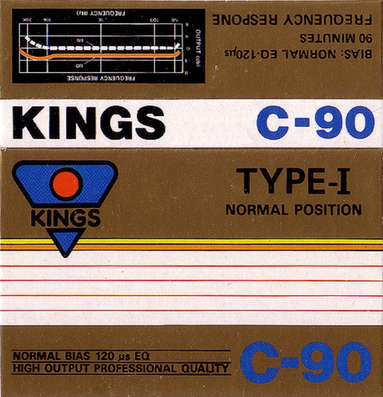 Compact Cassette Kings Type I Normal 1981 Hong Kong