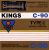 Compact Cassette Kings Type I Normal 1981 Hong Kong