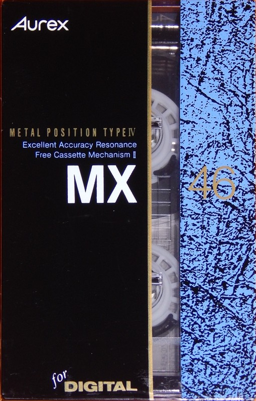 Compact Cassette Aurex MX 46 Type IV Metal 1990 Japan