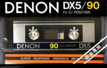 Compact Cassette Denon DX5 90 Type III Ferro Chrome 1981 Japan