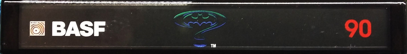 Compact Cassette BASF High Performance II 90 "Batman Forever Edition I" Type II Chrome 1995 Europe
