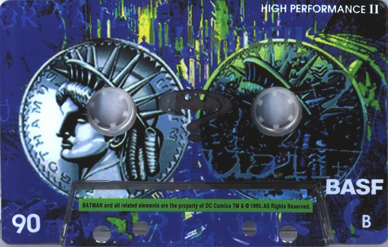 Compact Cassette BASF High Performance II 90 "Batman Forever Edition I" Type II Chrome 1995 Europe
