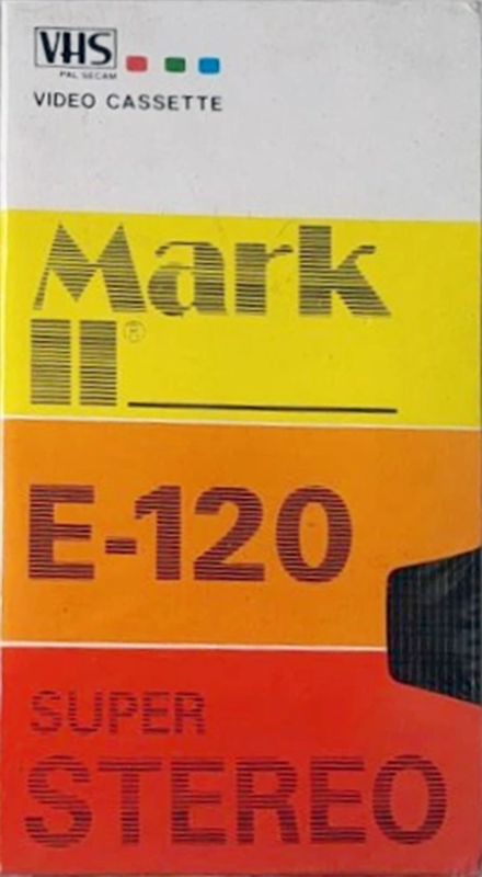VHS, Video Home System Mark II 120 Type I Normal 1982 Hong Kong