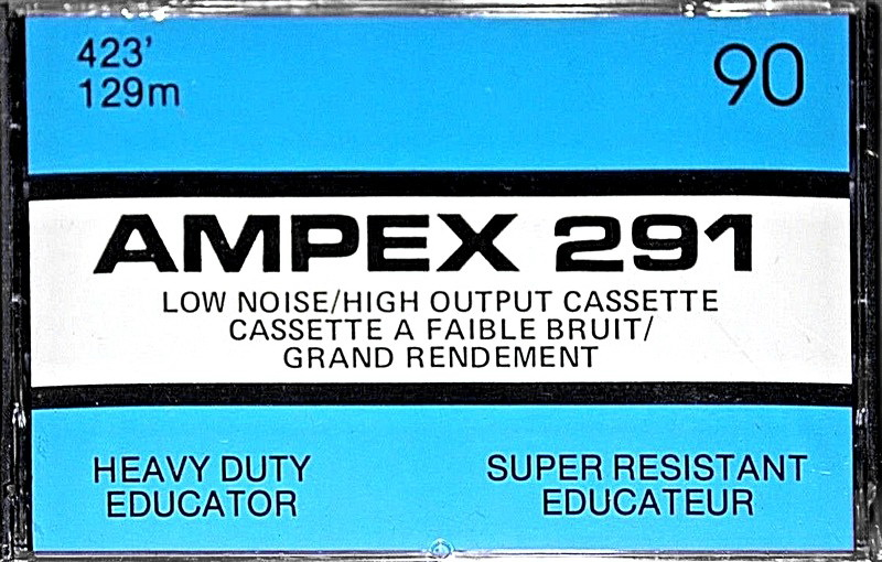 Compact Cassette Ampex 291 90 Type I Normal 1974 Canada
