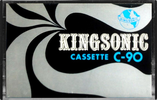 Compact Cassette Kingsonic 90 Type I Normal 1978 Hong Kong