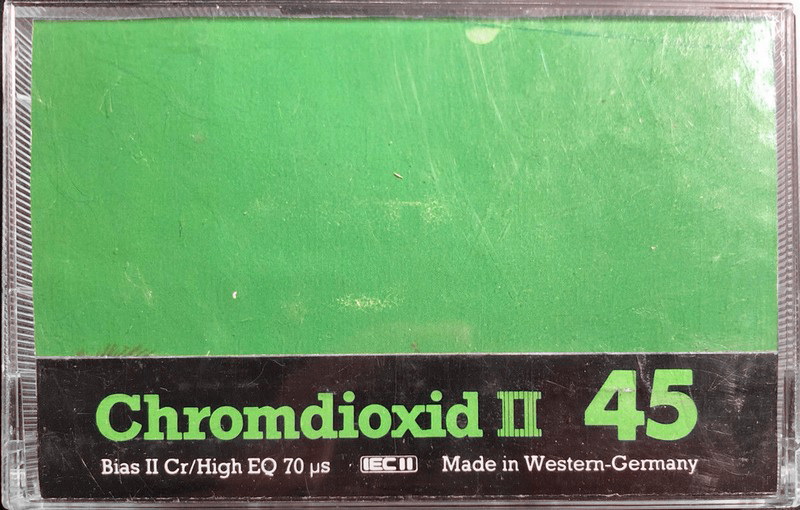Compact Cassette Magna Chromdioxid II 45 Type II Chrome 1984 Germany