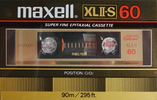 Compact Cassette Maxell XLII-S 60 Type II Chrome 1982 Europe