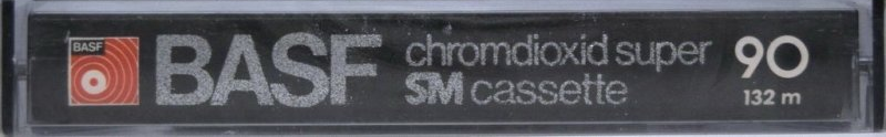 Compact Cassette BASF Chromdioxid Super 90 Type II Chrome 1977 Europe