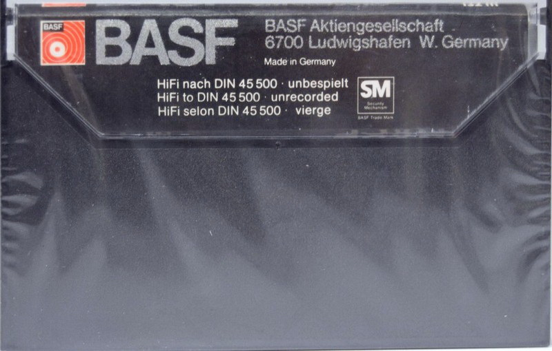 Compact Cassette BASF Chromdioxid Super 90 Type II Chrome 1977 Europe