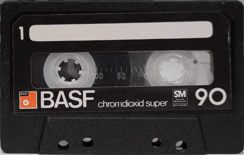 Compact Cassette BASF Chromdioxid Super 90 Type II Chrome 1977 Europe