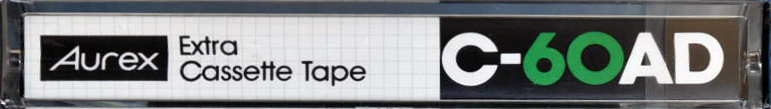 Compact Cassette Aurex AD 60 Type I Normal 1980 Japan