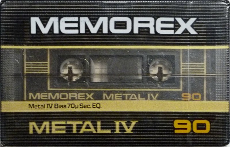 Compact Cassette Memorex Metal IV 90 Type IV Metal 1982 USA