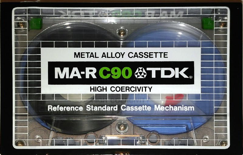 Compact Cassette TDK MA-R 90 Type IV Metal 1979 USA