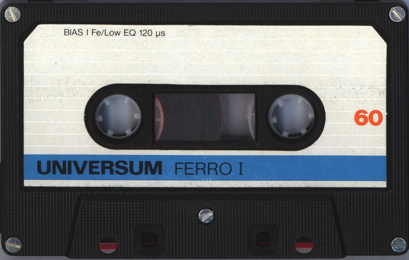 Compact Cassette Universum 60 Type I Normal 1983 Europe