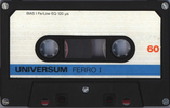 Compact Cassette Universum 60 Type I Normal 1983 Europe