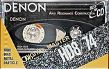 Compact Cassette Denon HD8 74 &quot;HD8-74SE&quot; Type II Chrome 1990 Worldwide