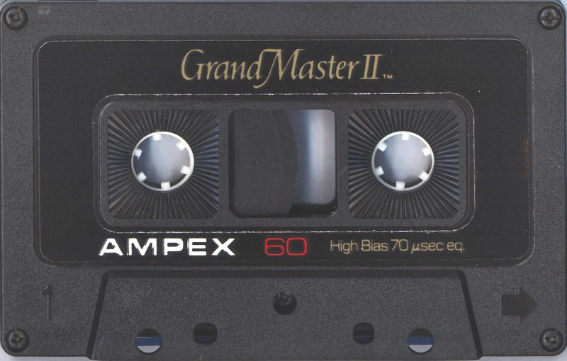 Compact Cassette Ampex Grand Master 60 Type II Chrome 1980 USA
