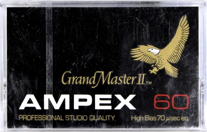 Compact Cassette Ampex Grand Master 60 Type II Chrome 1980 USA