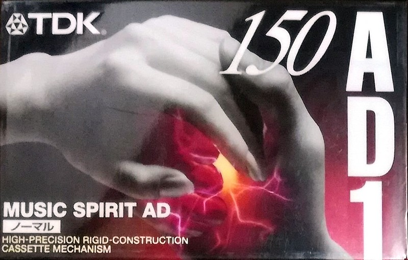 Compact Cassette TDK AD1 150 "AD1-150S" Type I Normal 1997 Japan