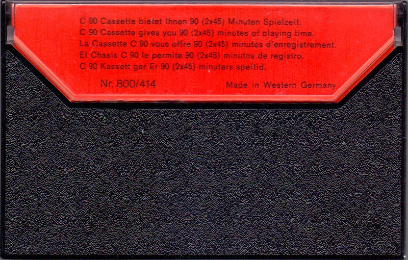 Compact Cassette Magna Dynamic Plus 90 Type I Normal 1975 Europe