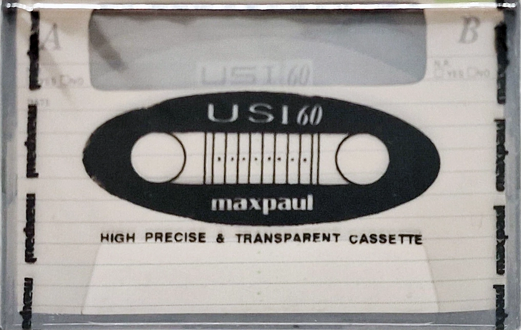 Compact Cassette Maxpaul 60 "US I" Type I Normal Unknown Country