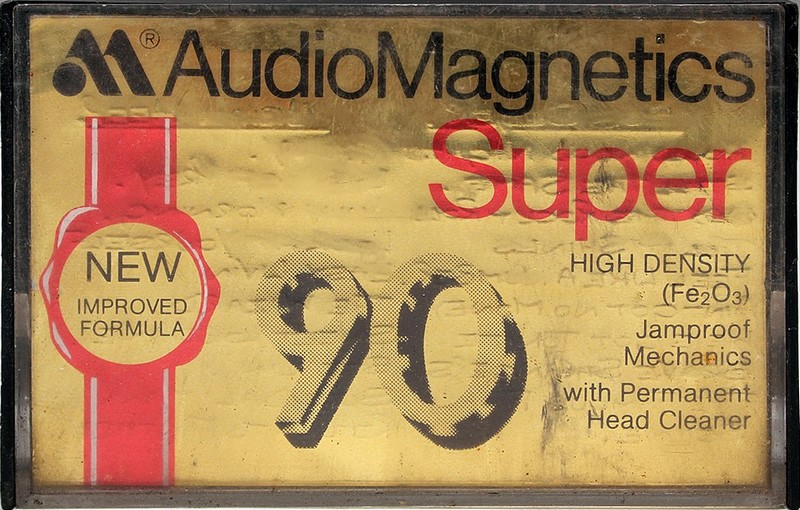 Compact Cassette Audio Magnetics Super 90 Type I Normal 1977 Europe