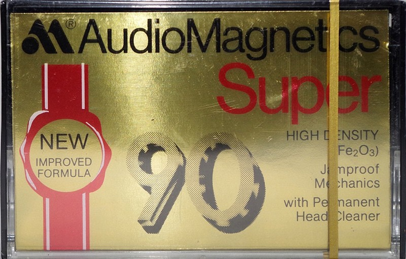 Compact Cassette Audio Magnetics Super 90 Type I Normal 1977 Europe