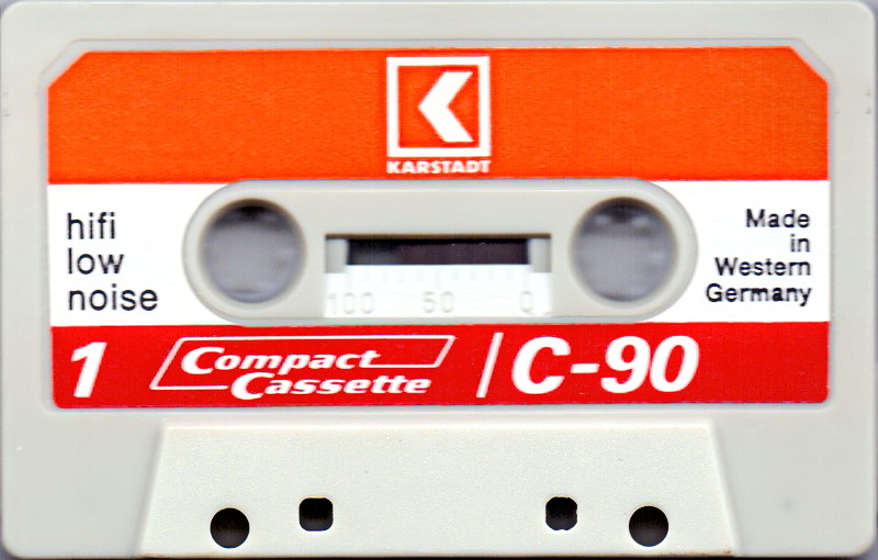 Compact Cassette Karstadt 90 Type I Normal 1973 Germany