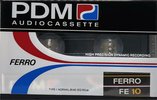 Compact Cassette PDM FE 10 Type I Normal 1988 Europe