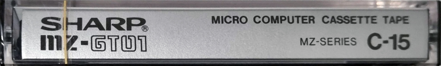 Compact Cassette Sharp 15 "MZ-GT01" Computer Cassette 1979 Japan