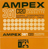 Compact Cassette Ampex 361 120 Type I Normal 1969 USA