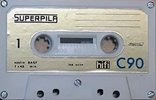 Compact Cassette Superpila 90 Type I Normal Italy