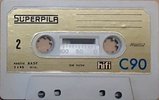 Compact Cassette Superpila 90 Type I Normal Italy