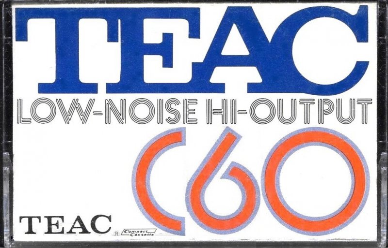 Compact Cassette Teac 60 Type I Normal 1977 Japan